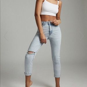 Cotton on stretch mom jean